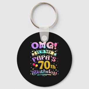 Porte-clés Oh mon dieu, c'est les 70 ans de mon papa Joyeux 7