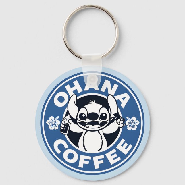 Porte-clés Ohana Coffee Logo (Recto)