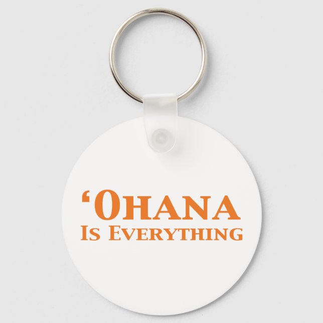 Porte-clés Ohana est tout cadeau (Recto)
