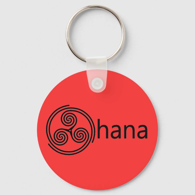 Porte-clés Ohana — Famille (Recto)