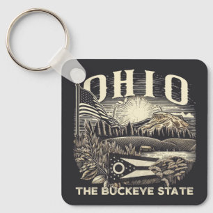 Porte-clés Ohio Le Buckeye State