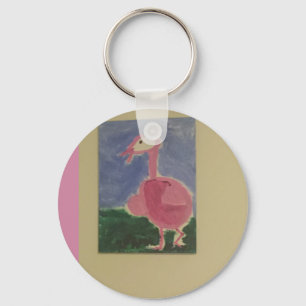 Porte-clés Oiseau de conception d'art
