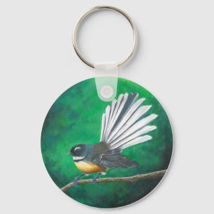 Porte-clés Oiseau de la Nouvelle-Zélande (piwakawaka) - Key 