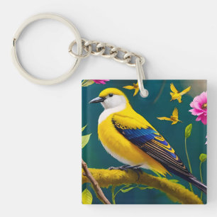 Porte-clés Oiseau doré