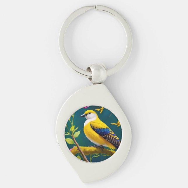 Porte-clés Oiseau doré (Devant)
