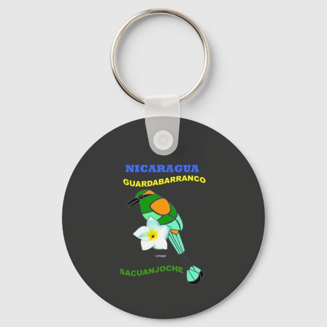 PORTE-CLÉS OISEAU GUARDABARRANCO (Recto)
