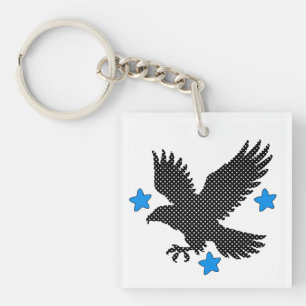Porte-clés oiseau volant