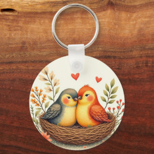 Porte-clés Oiseaux de l'amour