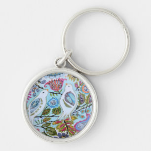 Porte-clés Oiseaux de papier I