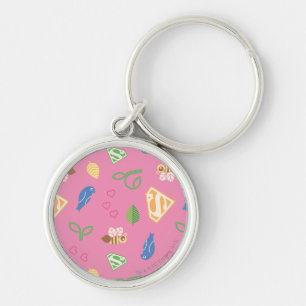 Porte-clés Oiseaux de Supergirl et le rose d'abeilles