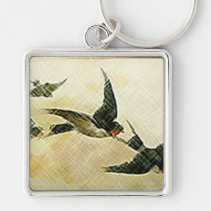 Porte-clés Oiseaux en vol
