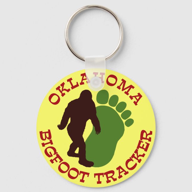 Porte-clés Oklahoma Bigfoot Tracker (Recto)