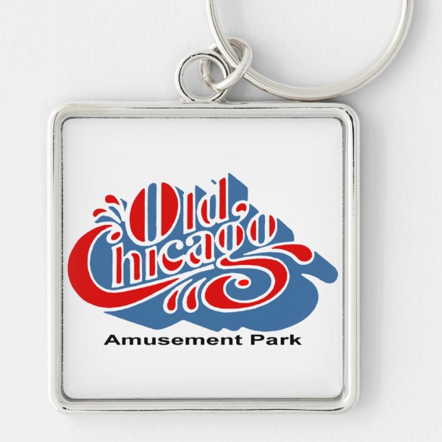 Porte-clés Old Chicago Amusement Park, Bolingbrook, Illinois (Devant)