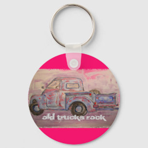 Porte-clés Old Trucks Rock
