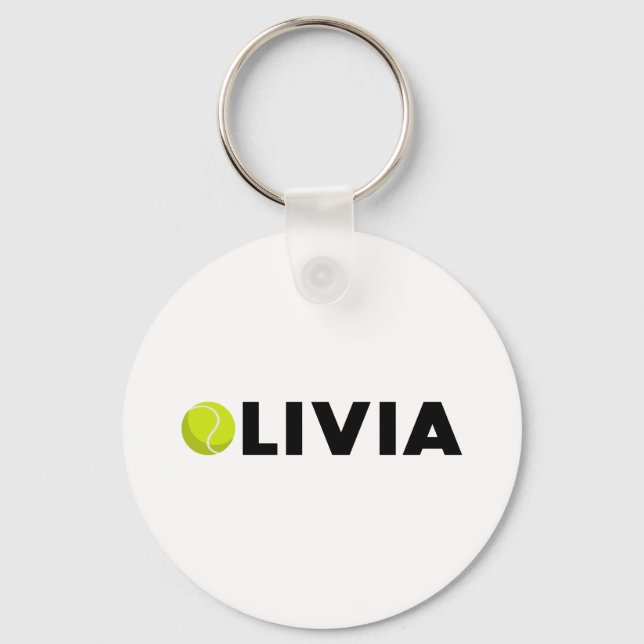 Porte-clés Olivia Tennis (Recto)