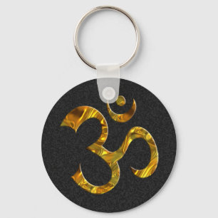 PORTE-CLÉS OM / AUM - OR