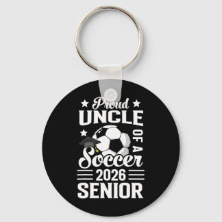 Porte-clés Oncle fier d'un senior de football 2026 Diplômé 