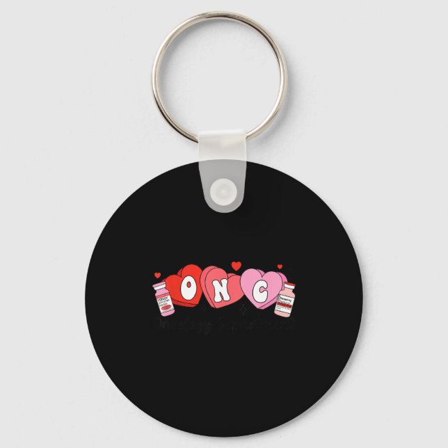 Porte-clés Oncology Nurse Fight Cancer Nurse Valentine Onc De (Recto)