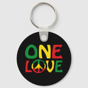 Porte-clés One Love, Reggae design