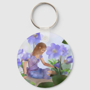 Porte-clés Onze avec des Leberblümchen