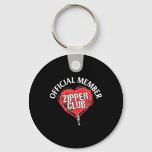Porte-clés Open Heart Chirurgie Officielle Zipper Club Membre