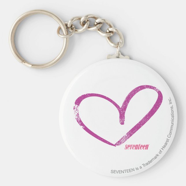 Porte-clés OpenHeart violet (Devant)