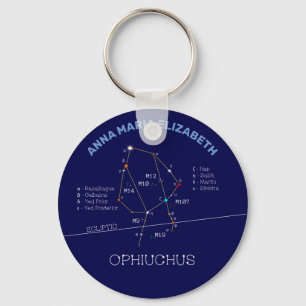 Porte-clés Ophiuchus de constellation zodiaque