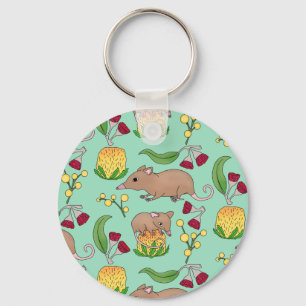 Porte-clés Opossum miel