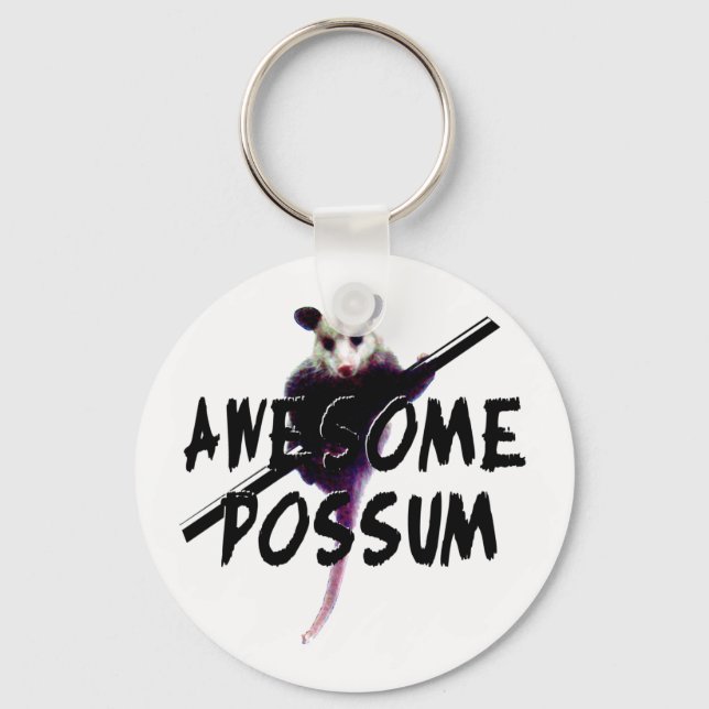 Porte-clés Opossum Possum génial (Recto)