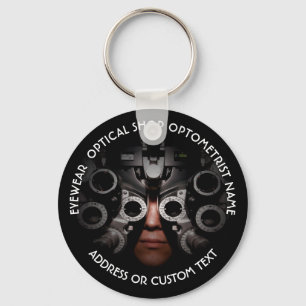 Porte-clés Optical shop Optométrist Ophtalmologue Nom