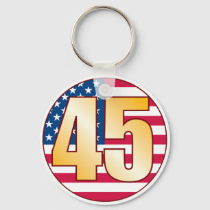 Porte-clés Or des 45 Etats-Unis