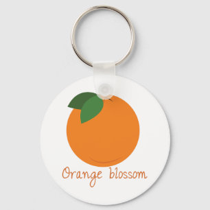 Porte-clés Orange en fleurs