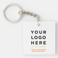 Orange Logo et Texte Personnalisés Clair