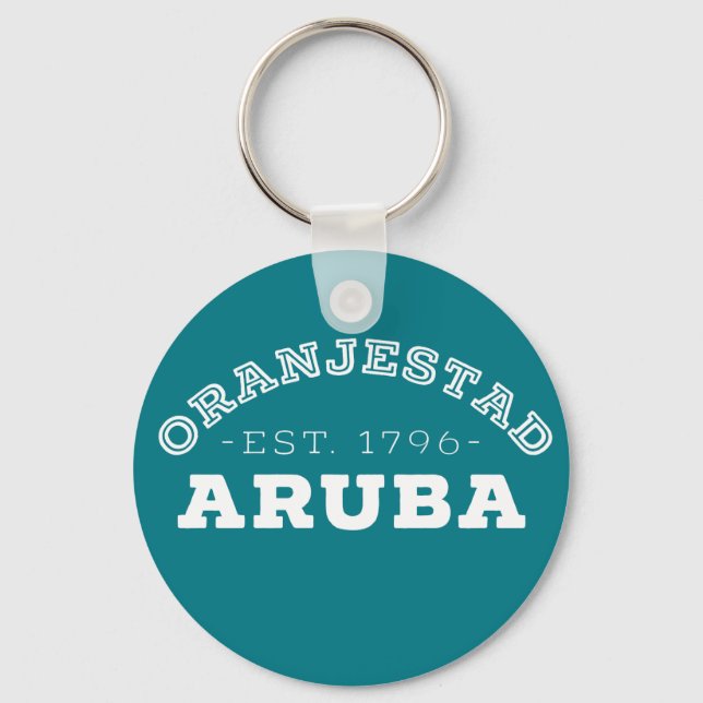 Porte-clés Oranjestad Aruba (Recto)