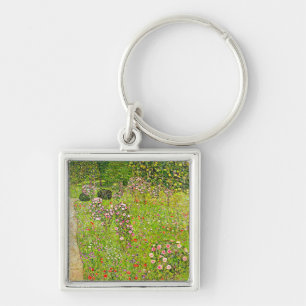 Porte-clés Orchard Gustav Klimt avec Rose