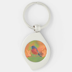 Porte-clés Orchard Oriole Songbird Peinture Oiseau original