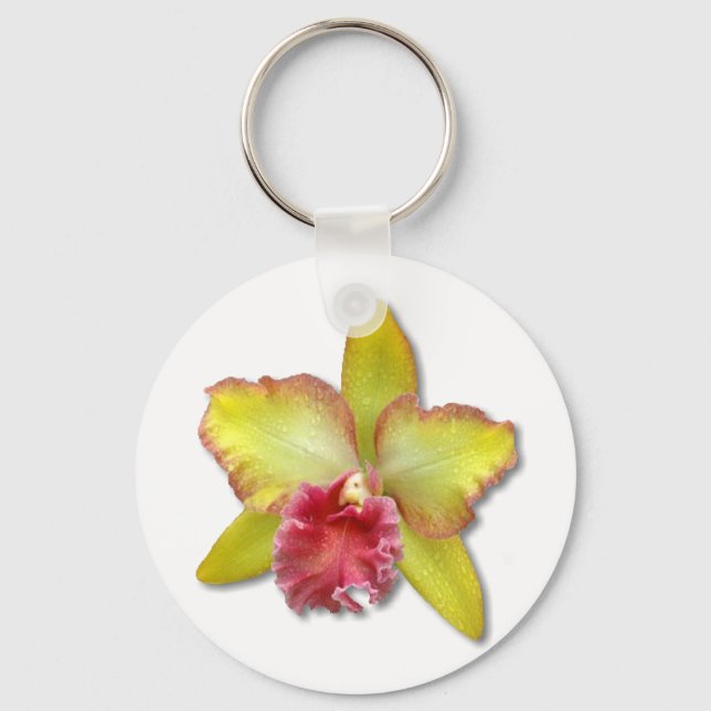Porte-clés Orchidée (Recto)