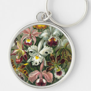 Porte-clés Orchidées vintages