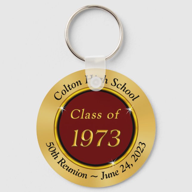 Porte-clés Ordre spécial Crimson, Gold Black Class de 1973 (Recto)