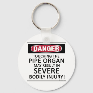 Porte-clés Organe de tuyau de danger