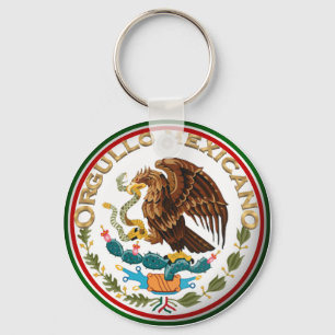 Porte-clés Orgullo Mexicano (aigle du drapeau mexicain)