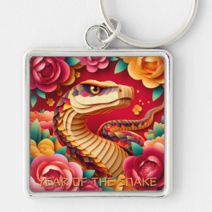Porte-clés Origami de serpent chinois style 2025 LMSqK