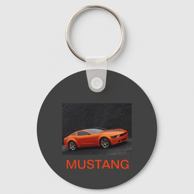 PORTE-CLÉS ORNANGE MUSTANG (Recto)
