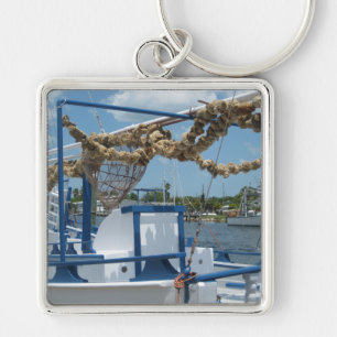 Porte-clés Ornement de bateau d'éponge de Tarpon Springs