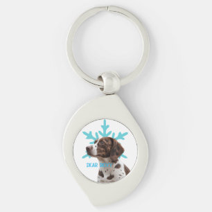Porte-clés Ornement de Noël personnalisé pour animaux de comp