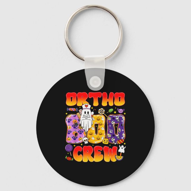 Porte-clés Ortho Boo Crew Ortho Nurse Funny Halloween  (Recto)