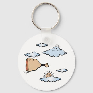 Porte-clés Os de jambon volant