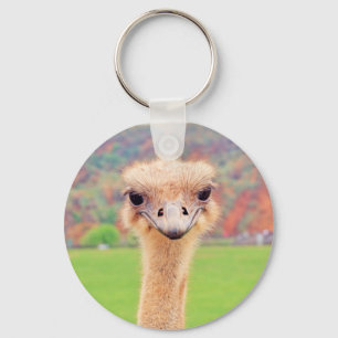 Porte-clés Ostrich portrait