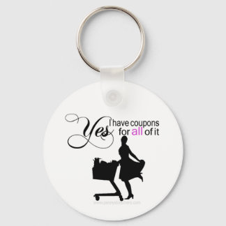 Porte-clés OUI, j'ai des coupons pour TOUS - Porte - clé