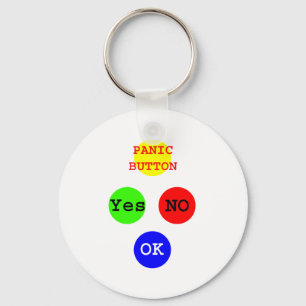 Porte-clés Oui Non Boutons Le MUSÉE Zazzle Cadeaux